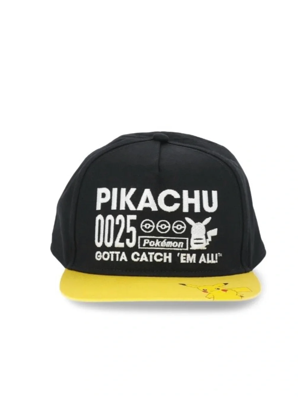 Pokémon Boys Pikachu Cotton Snapback Hat, One Size Fits Most